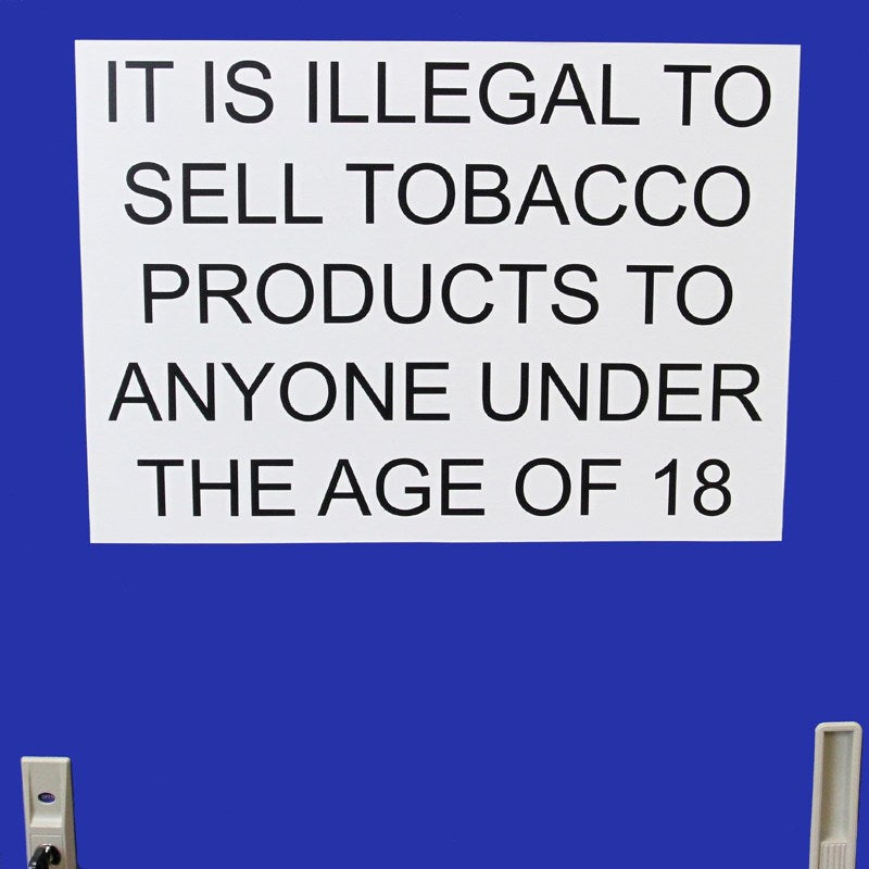 Cigarette & Vape Display Cabinet