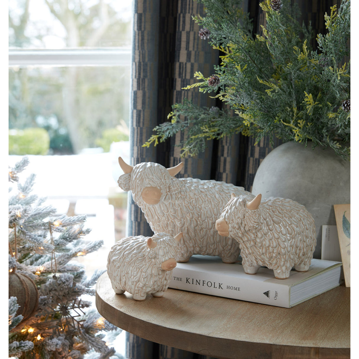 Large Alora Ceramic Highland Cow