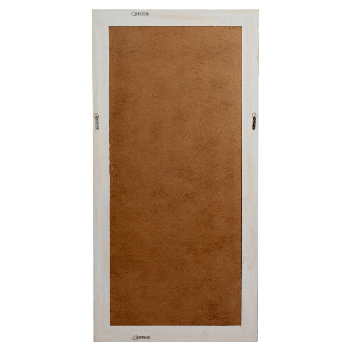 Washed Wood Large Framed Mirror