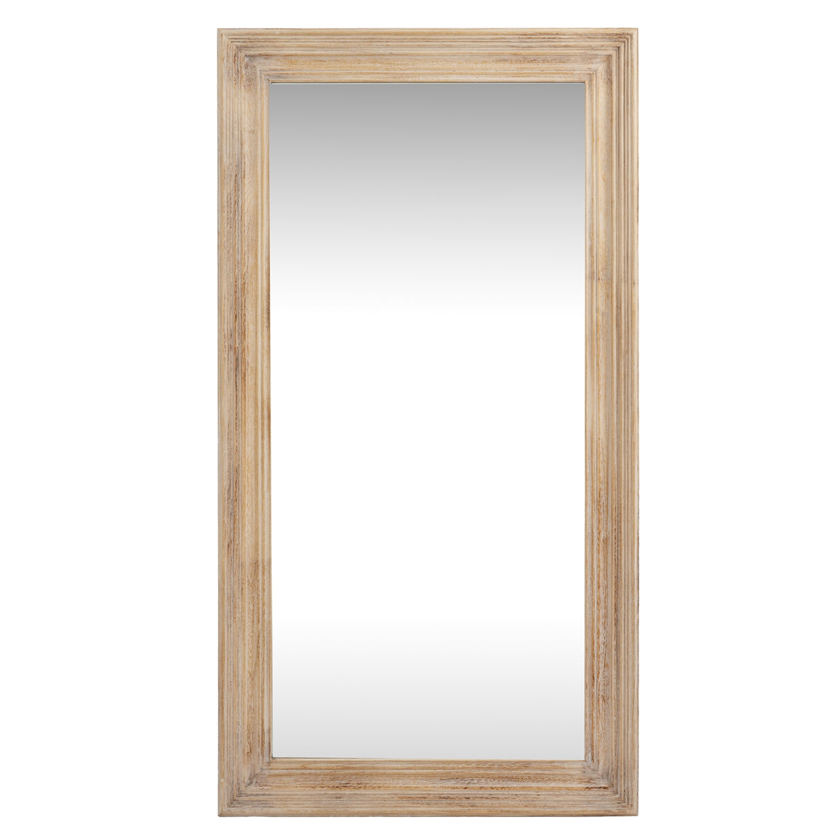 Washed Wood Framed Mirror