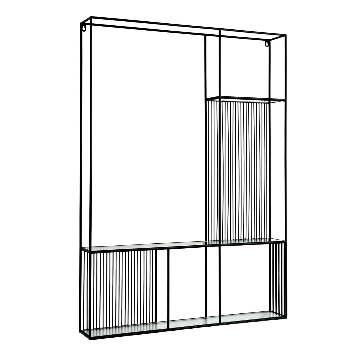 Axis Shelf Unit With Glass Shelves