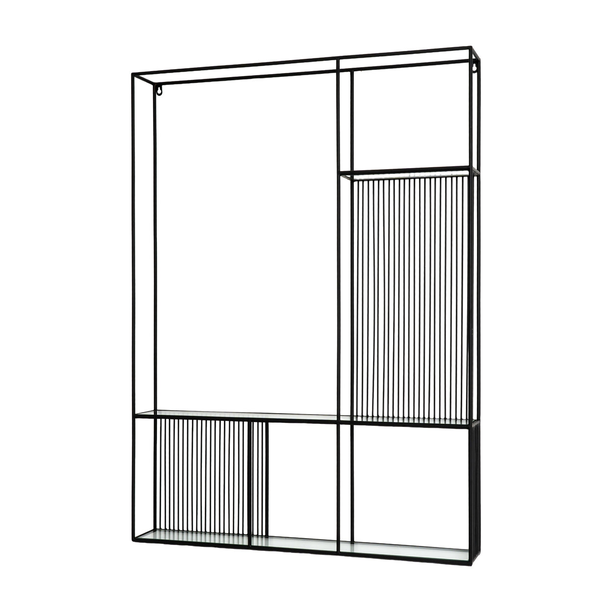 Axis Shelf Unit With Glass Shelves