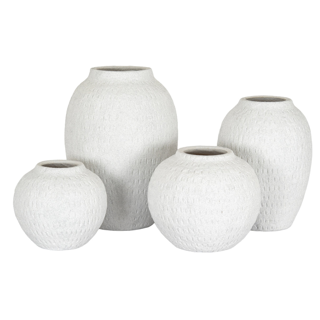 Ashen Large Round Vase
