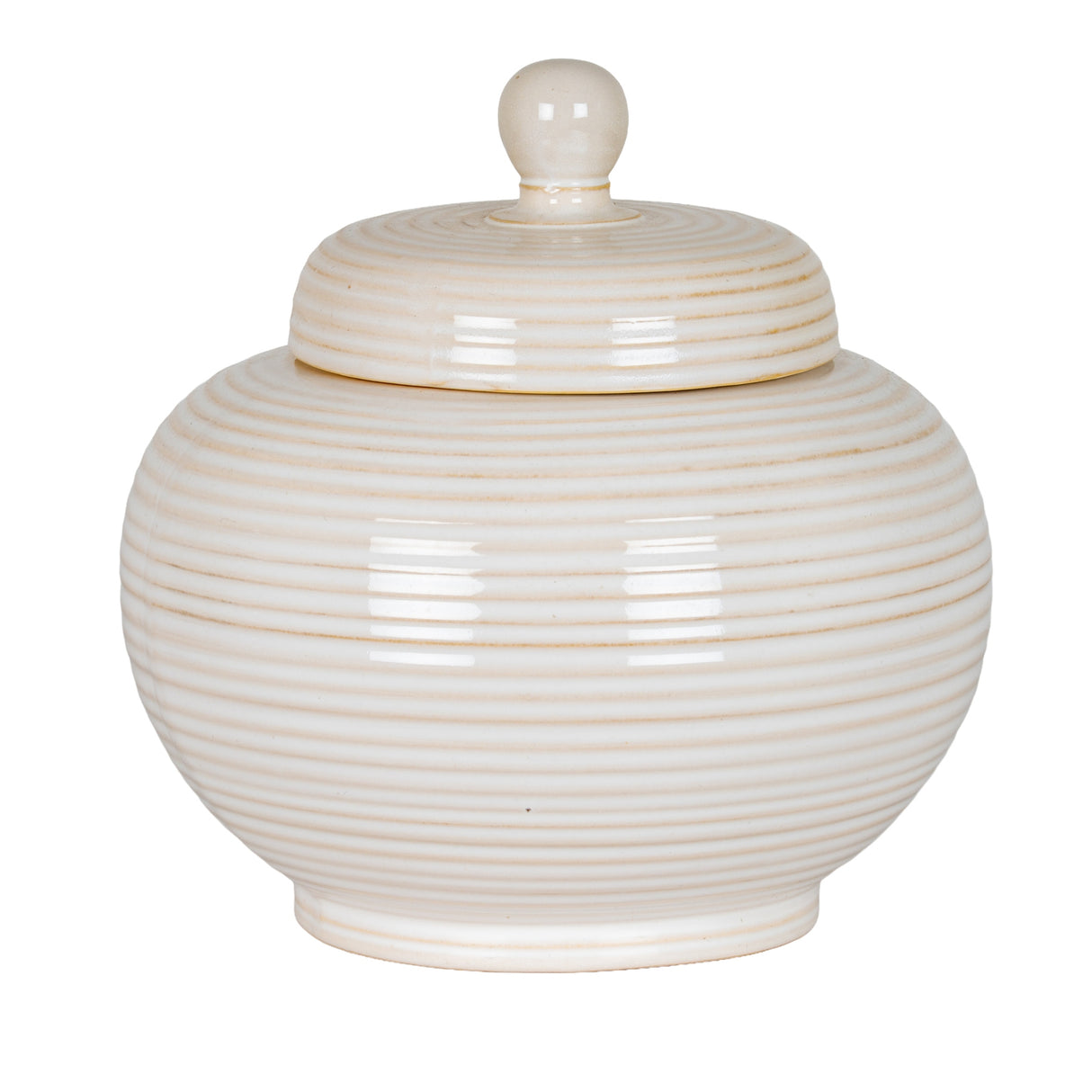 Neva Large Lidded Ceramic Jar