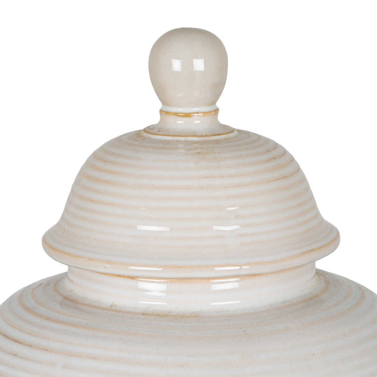 Neva Lidded Ceramic Ginger Jar