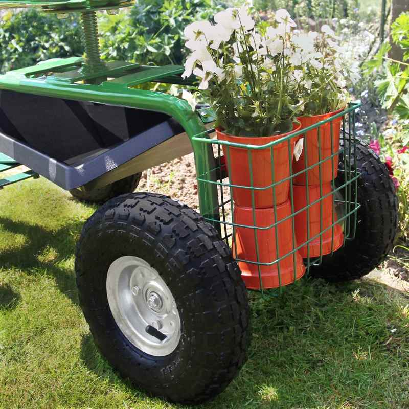 Heavy-Duty Mobile Garden Seat