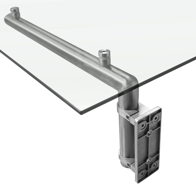 Glass Door Canopy & Brackets - 144cm W x 80cm D
