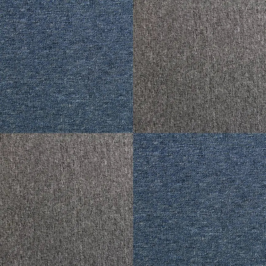 40 x Carpet Tiles 10m2 / Storm Blue & Anthracite