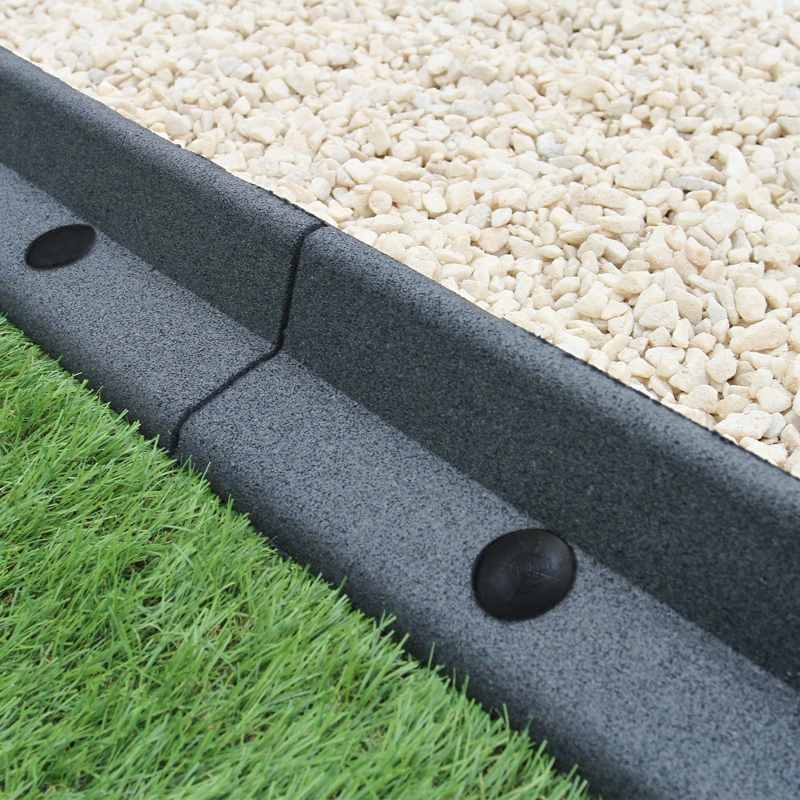 Flexible Lawn Edging Grey 1.2m x 18