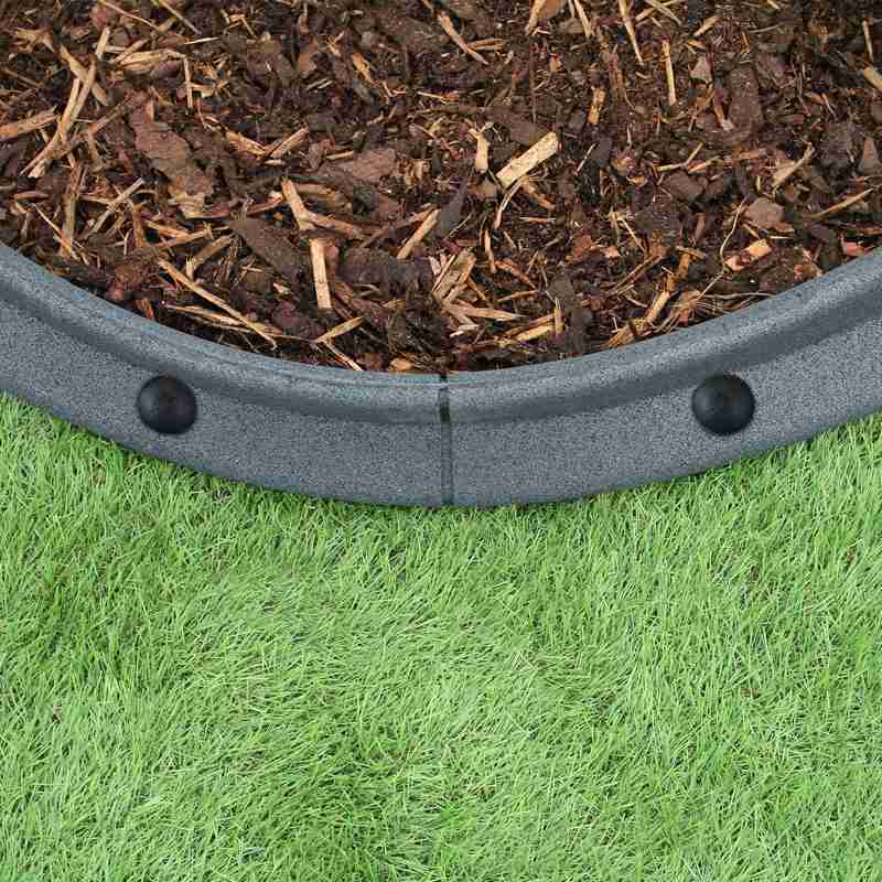 Flexible Lawn Edging Grey 1.2m x 4