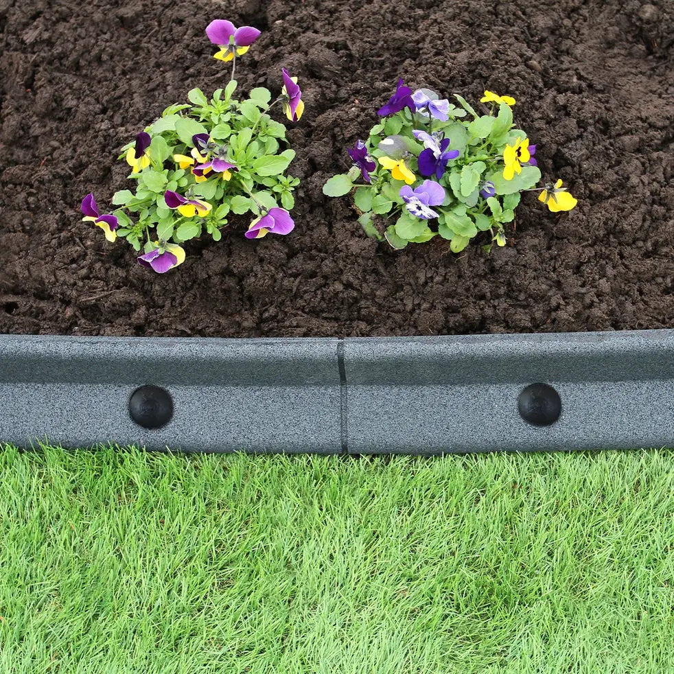 Flexible Lawn Edging Grey 1.2m x 26