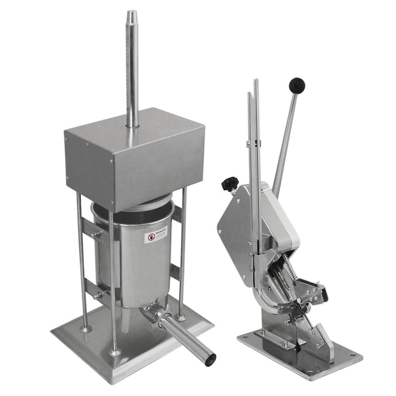 15L Electric Sausage Stuffer & Clipper Bundle