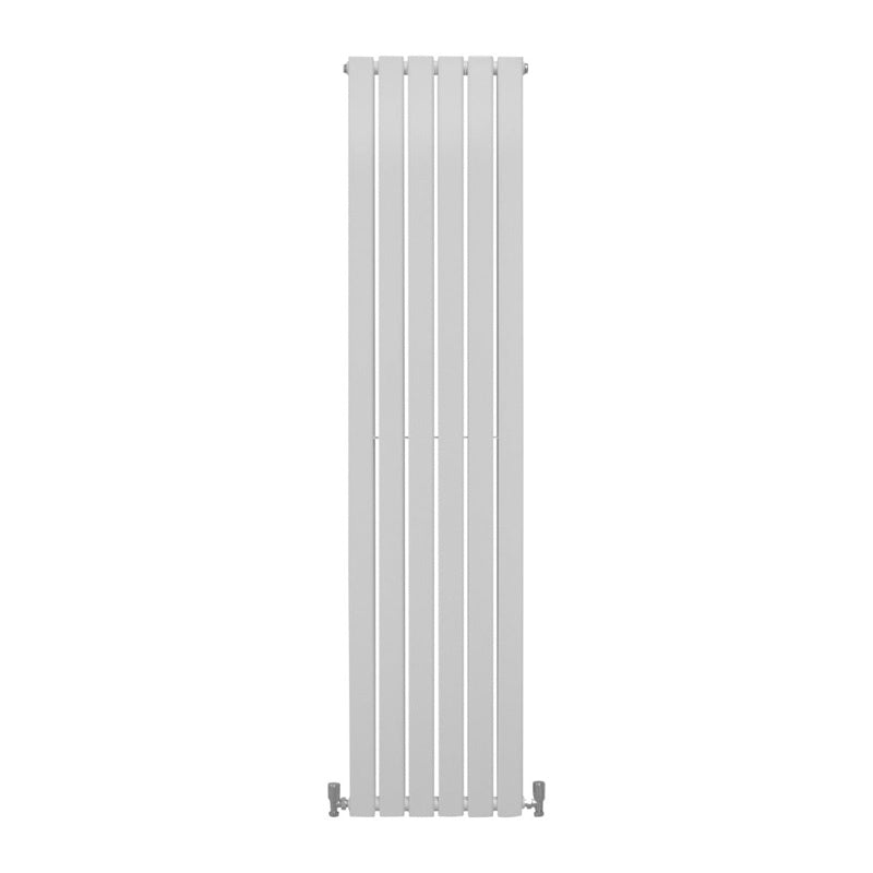 Designer Flat Panel Radiators Gloss White 1800mm x 420mm