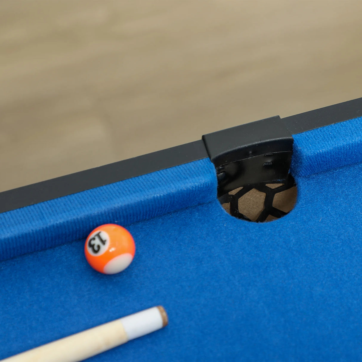 SPORTNOW 5-in-1 Multi Games Table, with Pool, Table Tennis, Basketball, Hockey, Archery, Blue