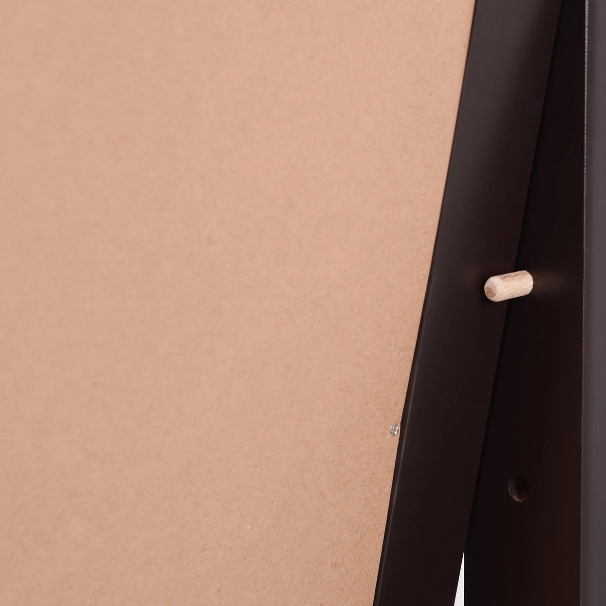 HOMCOM Full Length Mirror, Freestanding Adjustable Angle Dressing Mirror for Bedroom, Living Room, 148 x 47 cm, Brown