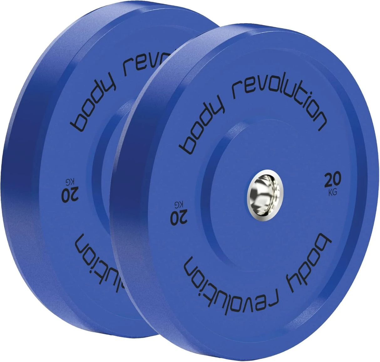 Body Revolution Olympic Bumper Plates Colour 20kg pair