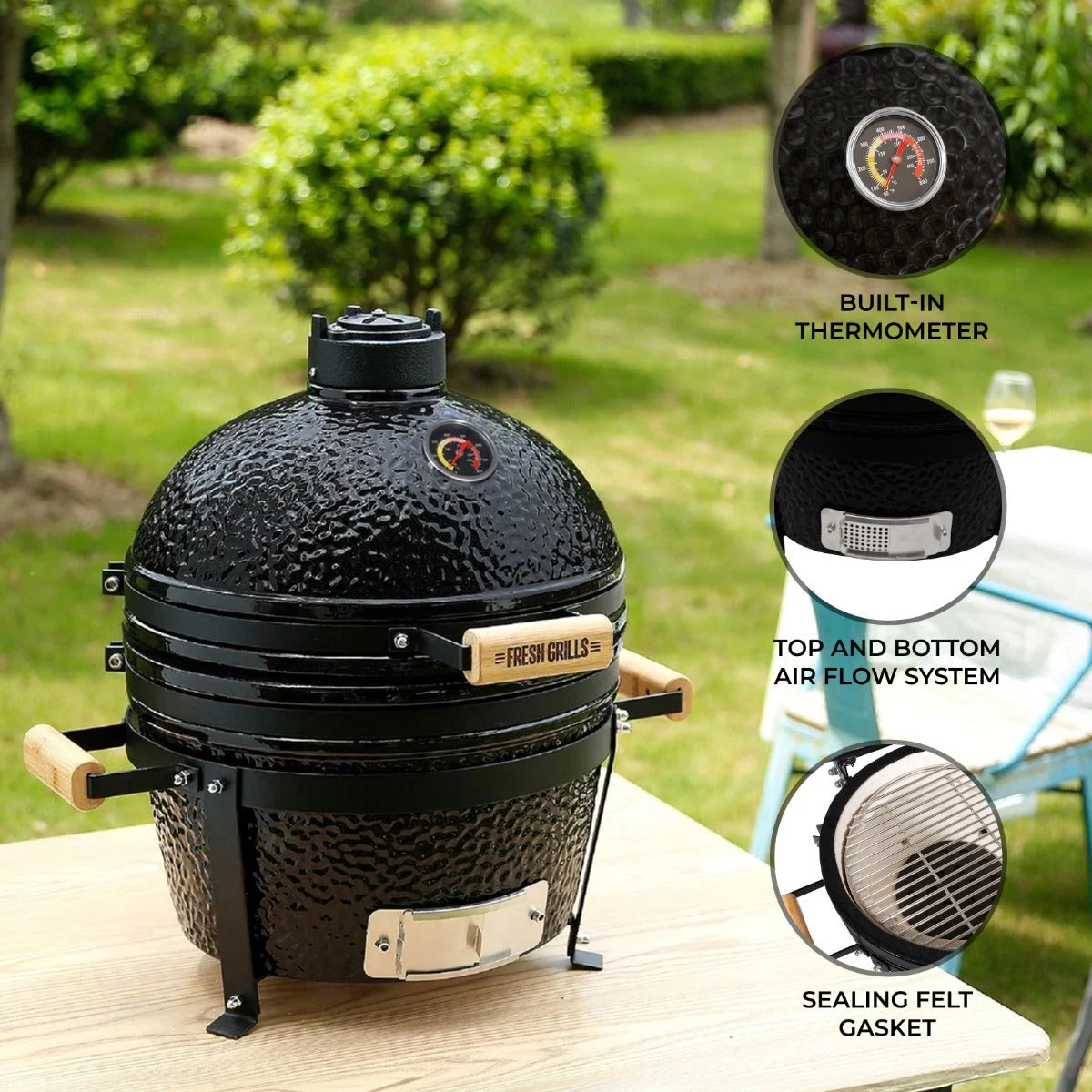 Fresh Grills 16 Kamado BBQ Oven