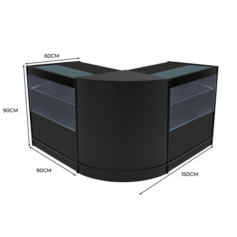 Selene LED Shop Counter Set CM60 & 2 x C900 - Black