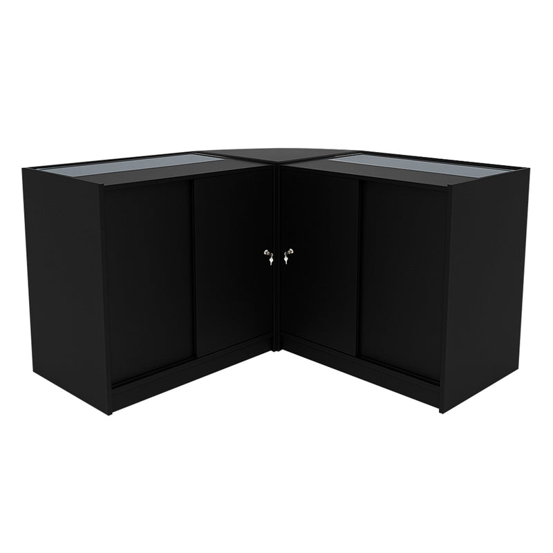 Helios LED Shop Counter Set CM60 & 2 x K900 - Black