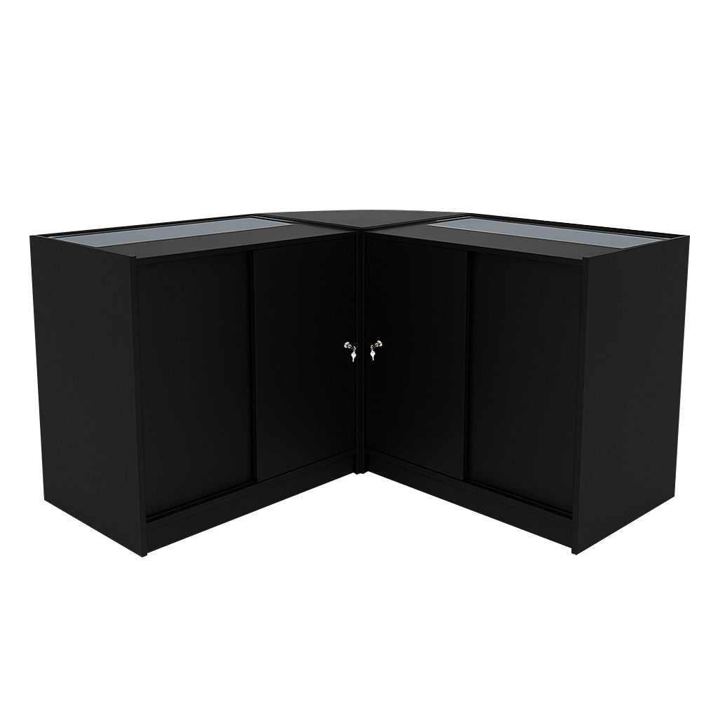 Adonis LED Shop Counter Set B900, C900 & CM60 - Black