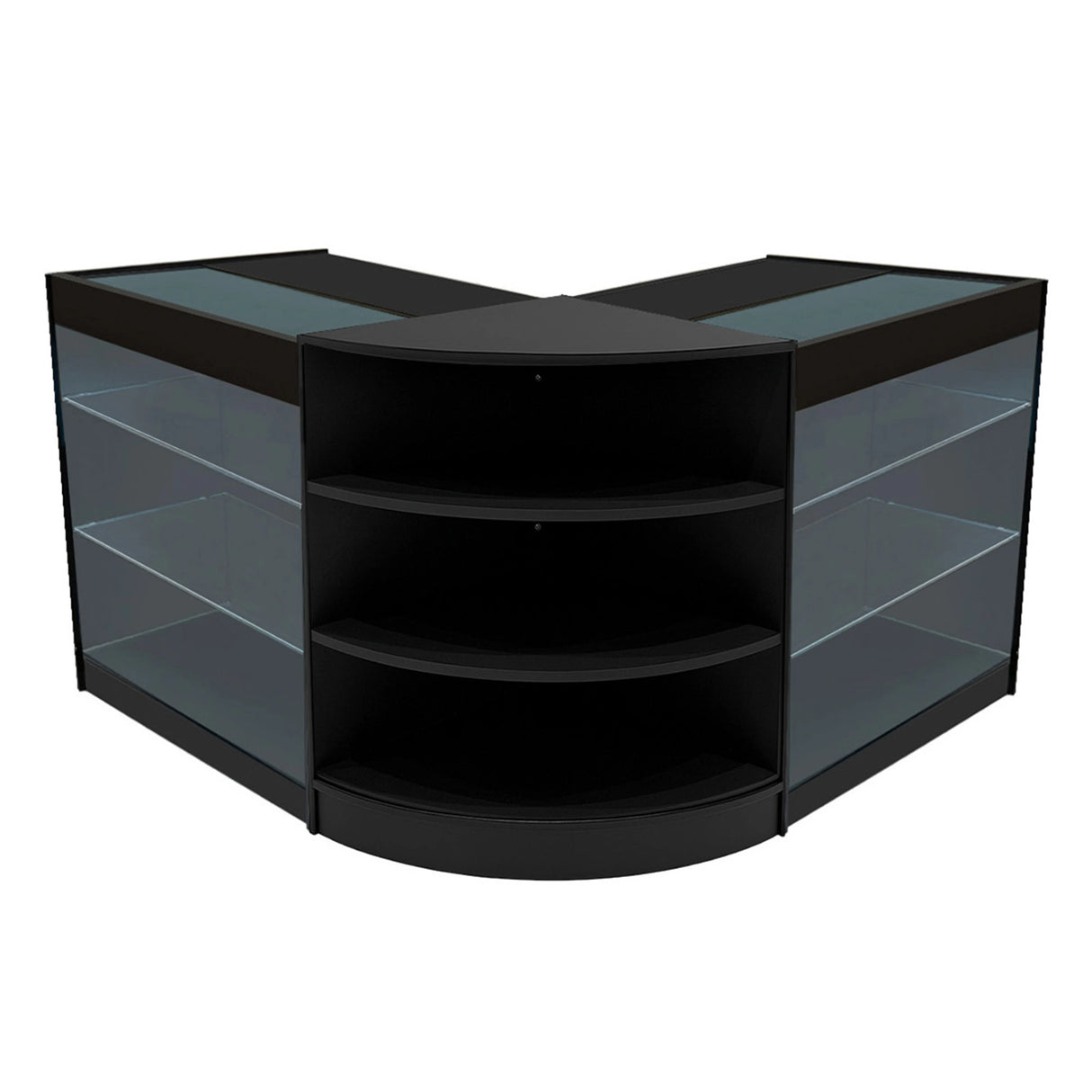 Apollo LED Shop Counter Set LM60 & 2 x K900 - Black