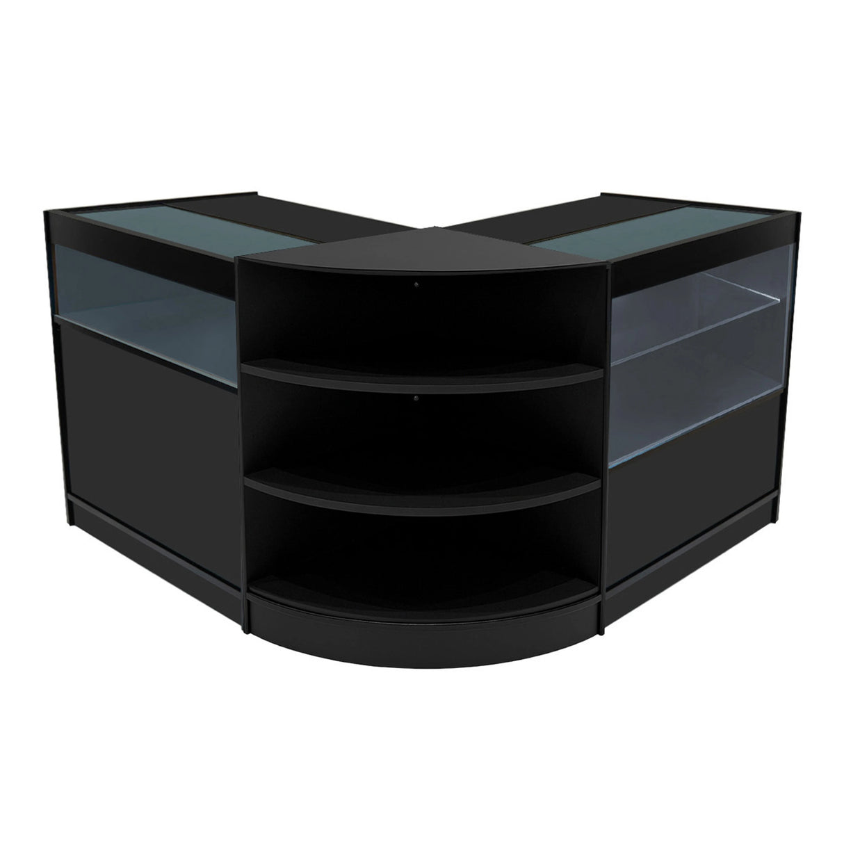 Harmonia LED Shop Counter Set B900, C900 & LM60 - Black