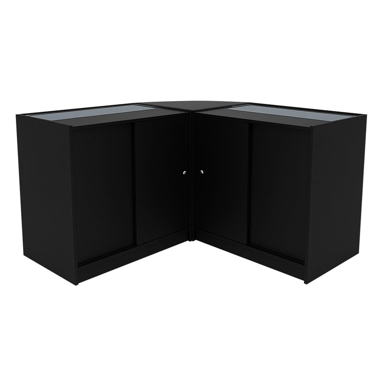 Demeter LED Shop Counter Set K900, B900 & LM60 - Black