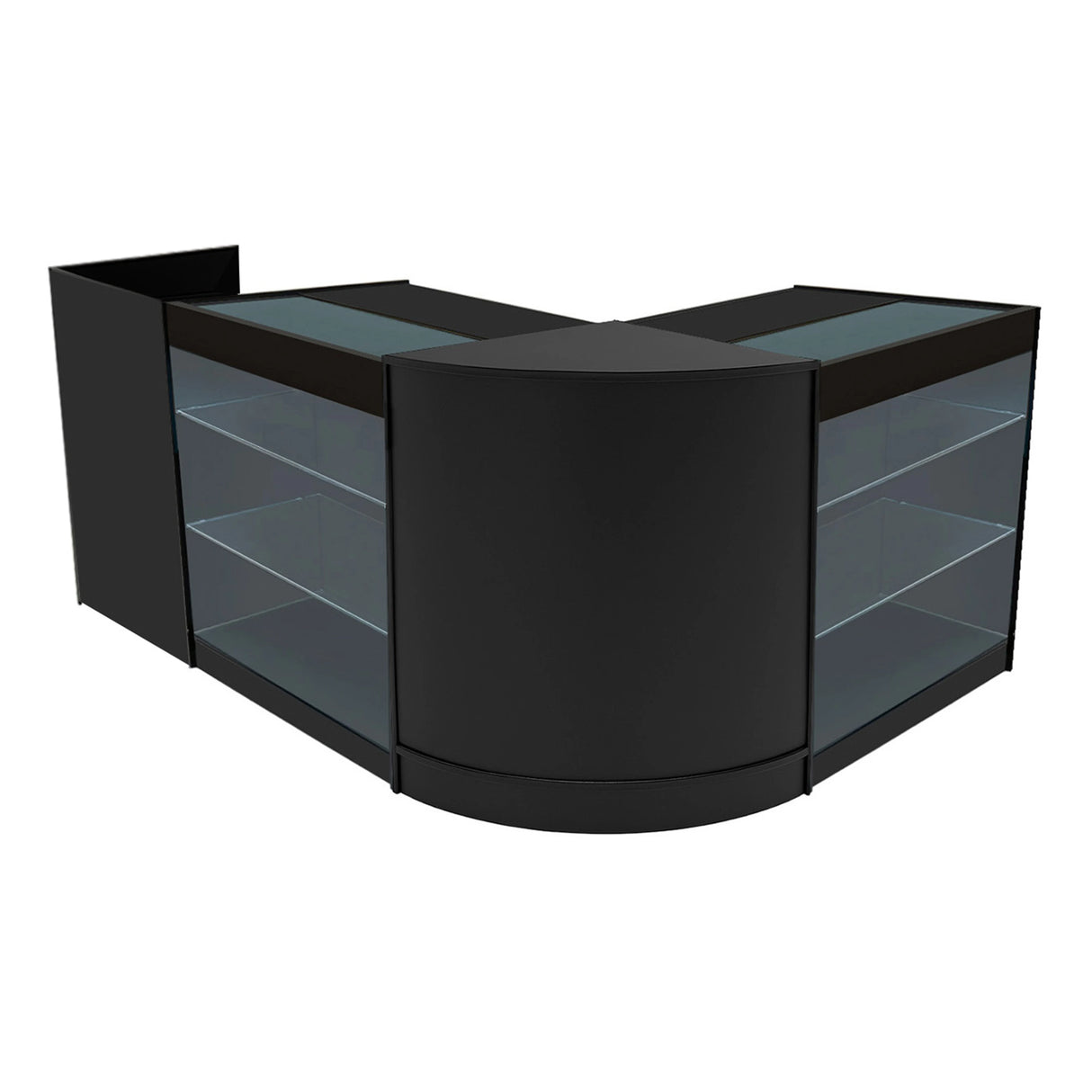 Aries LED Shop Counter Set CM60, TB60 & 2 x K900 - Black