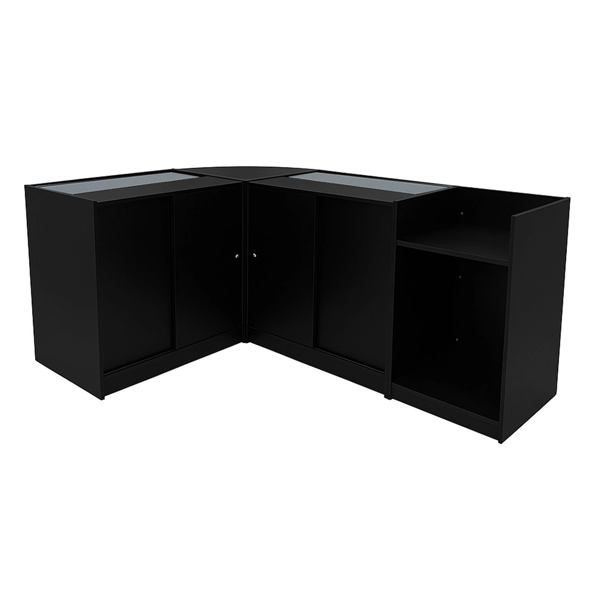 Vega LED Shop Counter Set K900, C900, TB60 & CM60 - Black