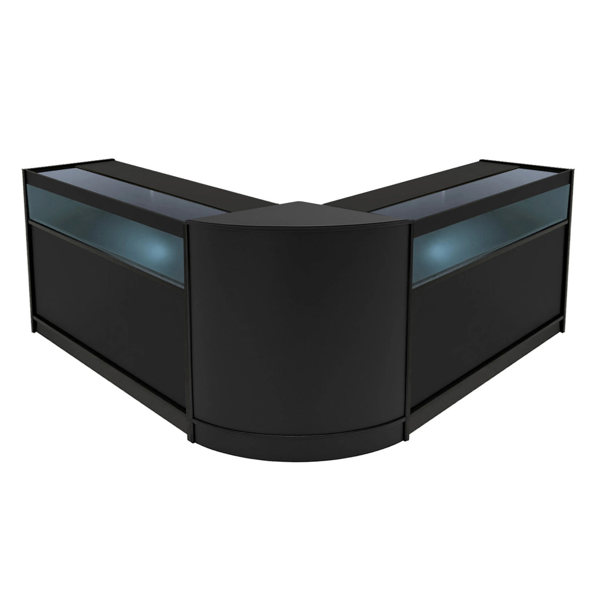 Iris LED Shop Counter Set CM60 & 2 x B1200 - Black