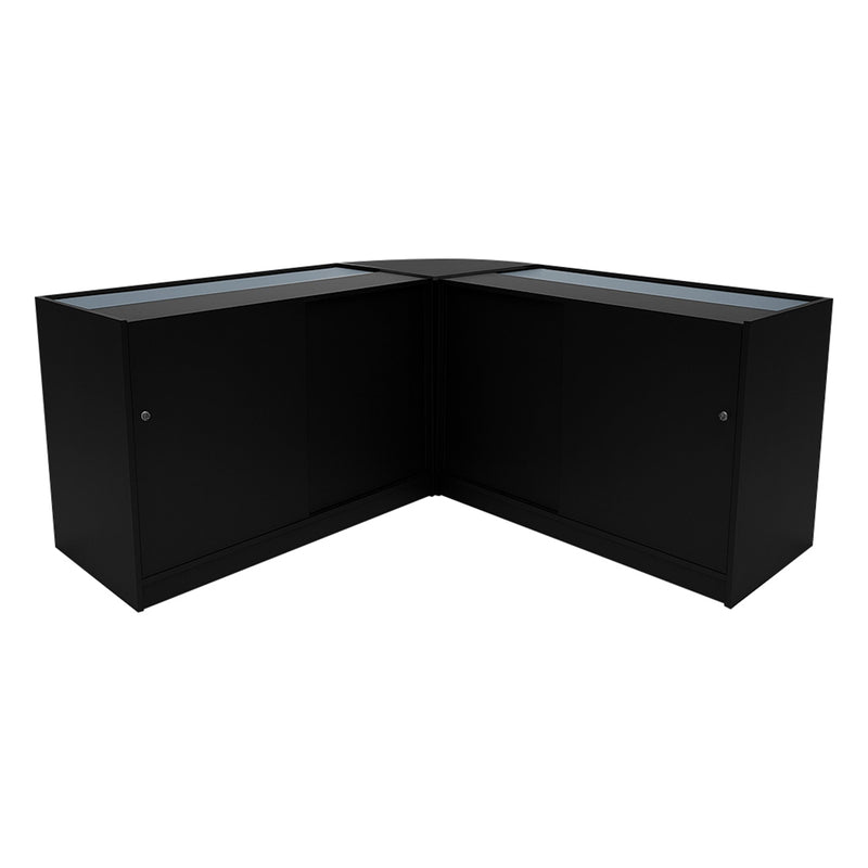 Helios LED Shop Counter Set CM60 & 2 x K1500 - Black
