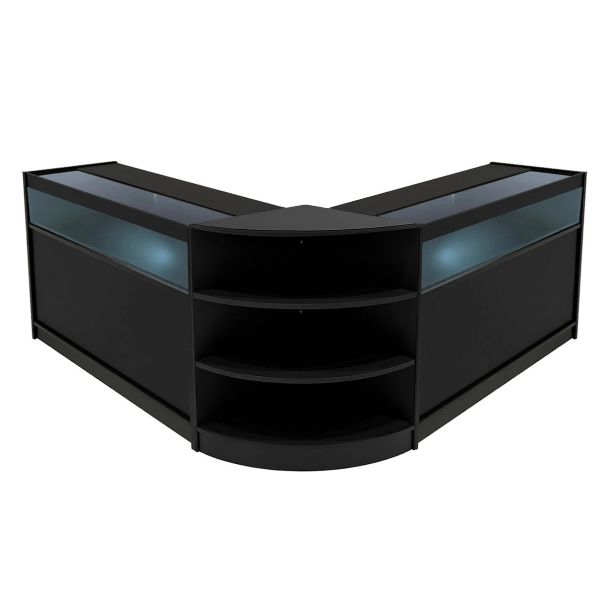 Theseus LED Shop Counter Set LM60 & 2 x B1200 - Black