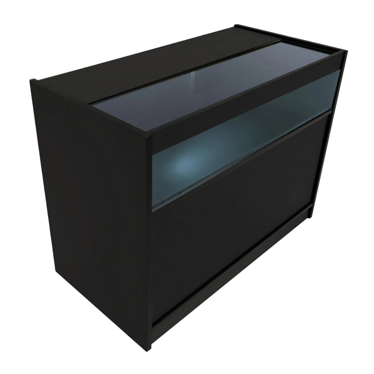 Luna LED Shop Counter Set CM60, TB60 & 2 x B1200 - Black