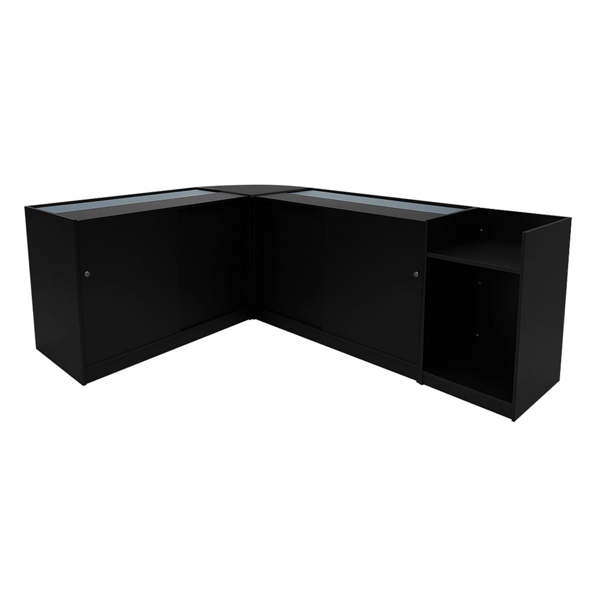 Eclipse LED Shop Counter Set LM60, TB60 & 2 x C1200 - Black
