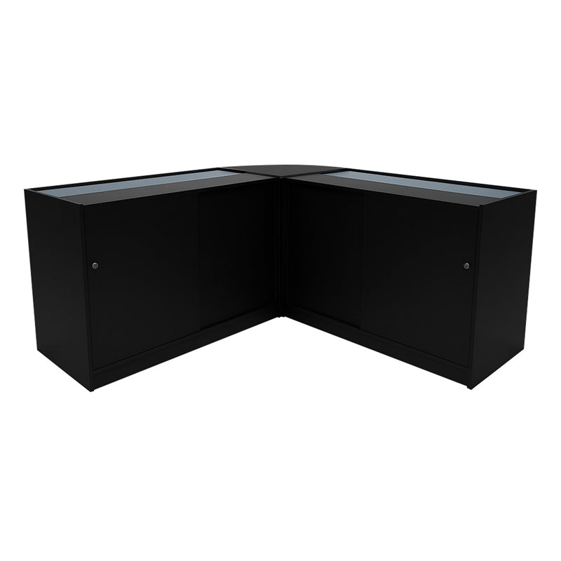 Helios LED Shop Counter Set CM60 & 2 x K1500 - Black