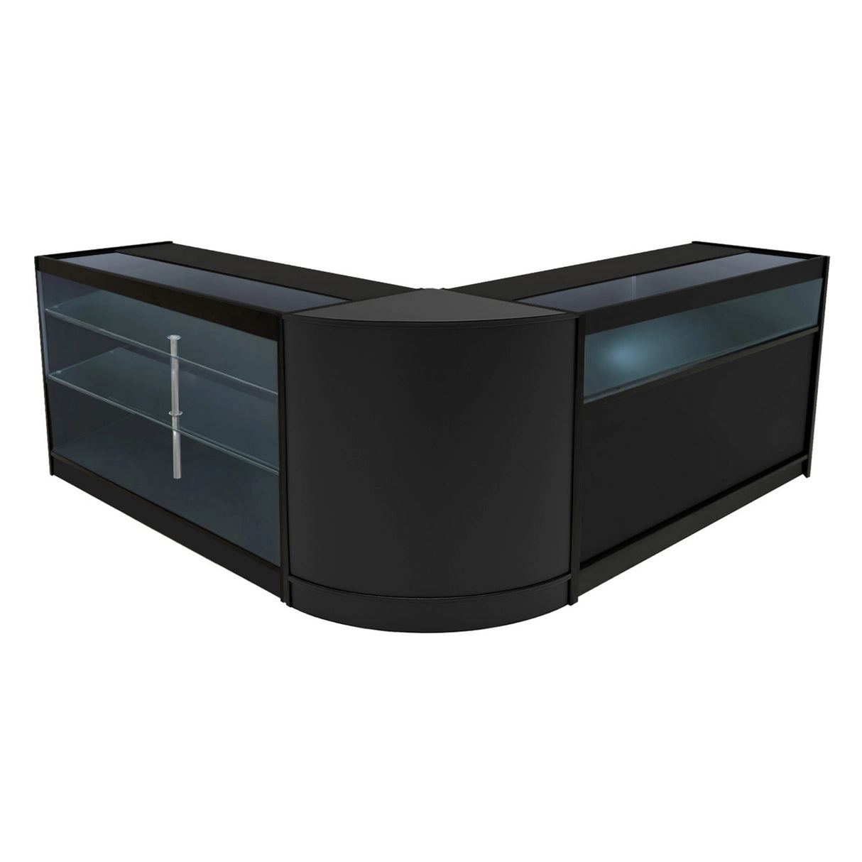 Triton LED Shop Counter Set K1500, B1500 & CM60 - Black