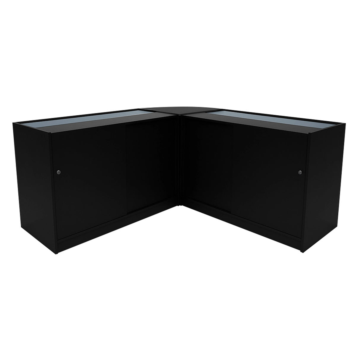 Triton LED Shop Counter Set K1500, B1500 & CM60 - Black