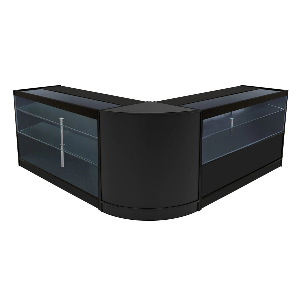 Hera LED Shop Counter Set K1500, C1500 & CM60 - Black