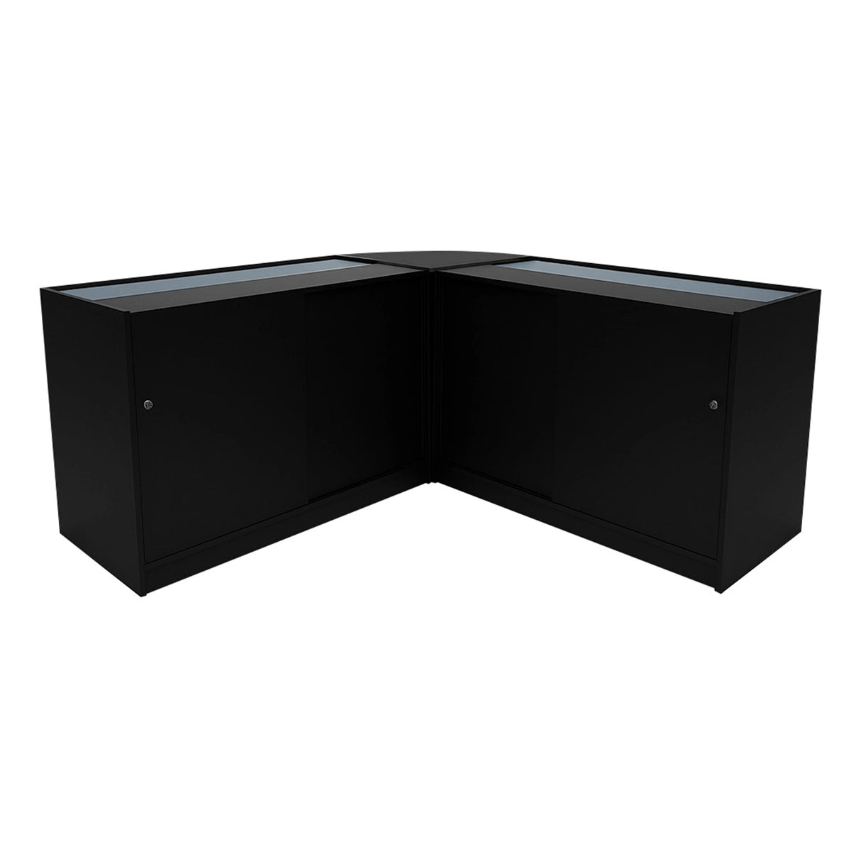 Hera LED Shop Counter Set K1500, C1500 & CM60 - Black