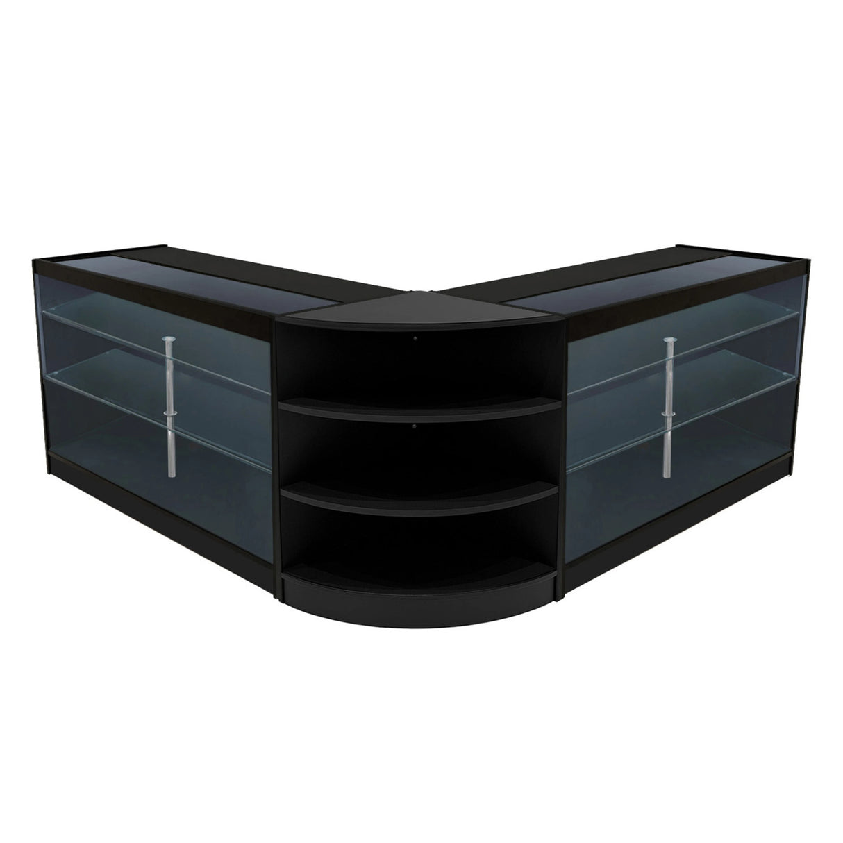 Apollo LED Shop Counter Set LM60 & 2 x K1500 - Black