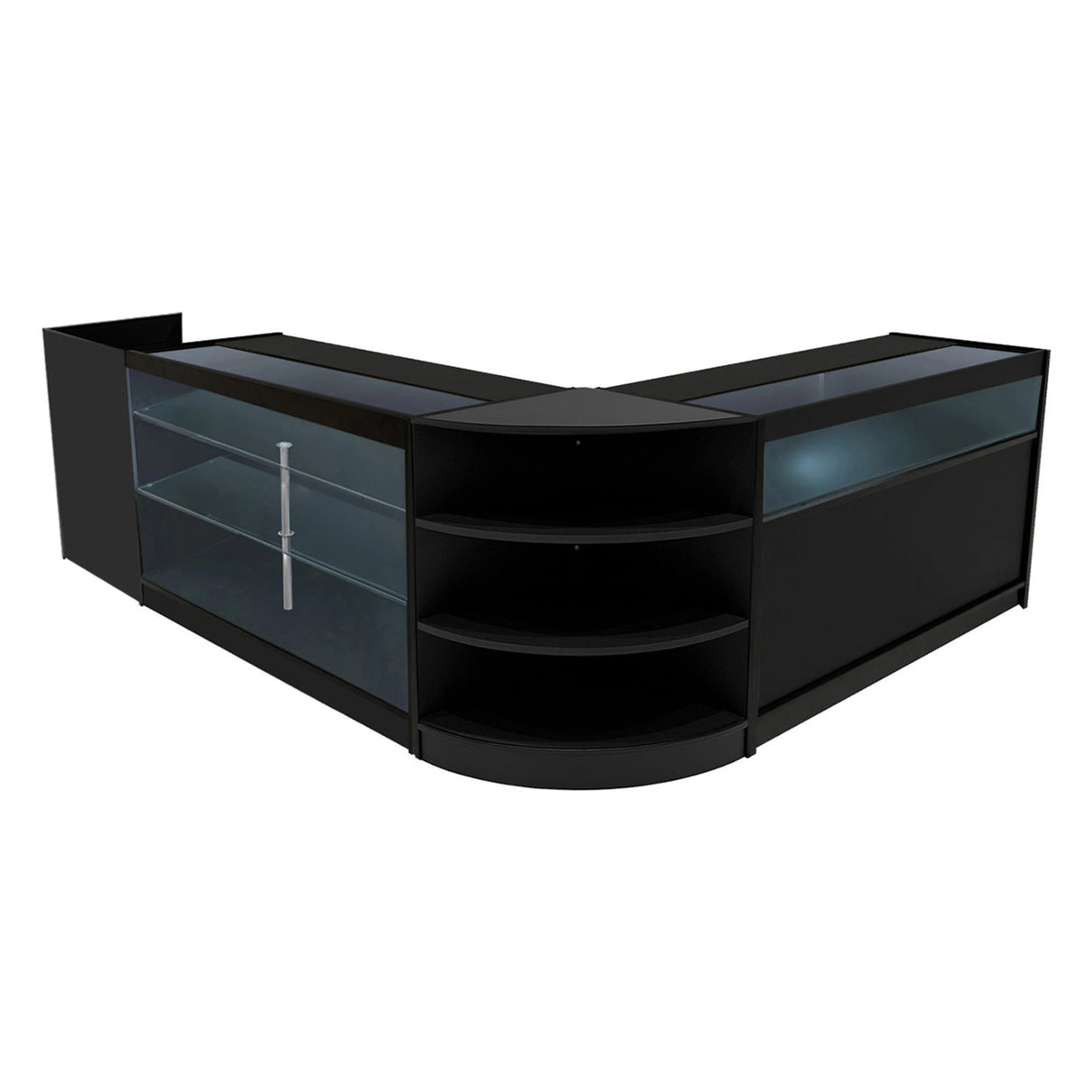 Hyperion LED Shop Counter Set K1500, B1500, TB60 & LM60 - Black