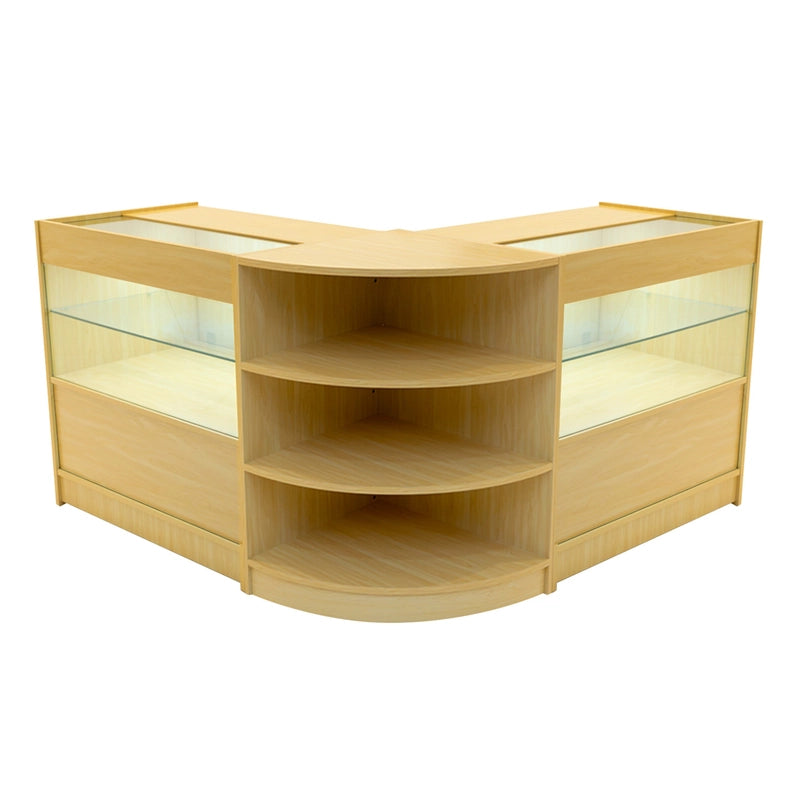 Andromeda LED Shop Counter Set LM60 & 2 x C900 - Maple