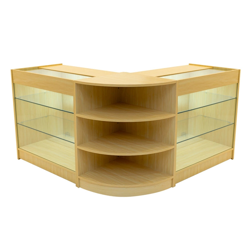 Apollo LED Shop Counter Set LM60 & 2 x K900 - Maple