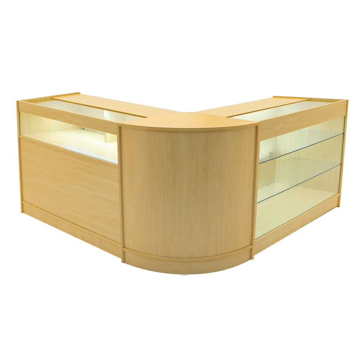 Triton LED Shop Counter Set K1200, B1200 & CM60 - Maple