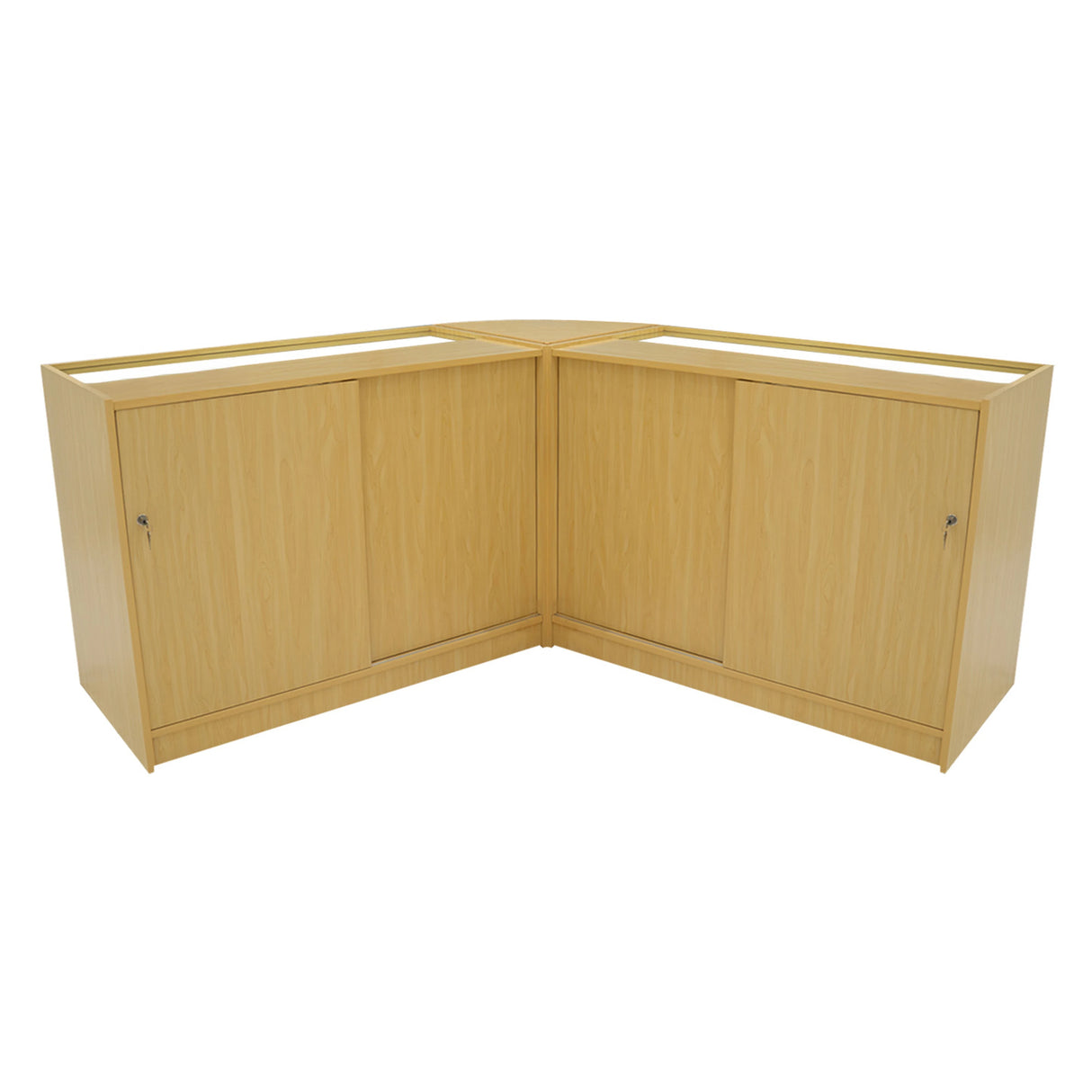 Demeter LED Shop Counter Set K1200, B1200 & LM60 - Maple