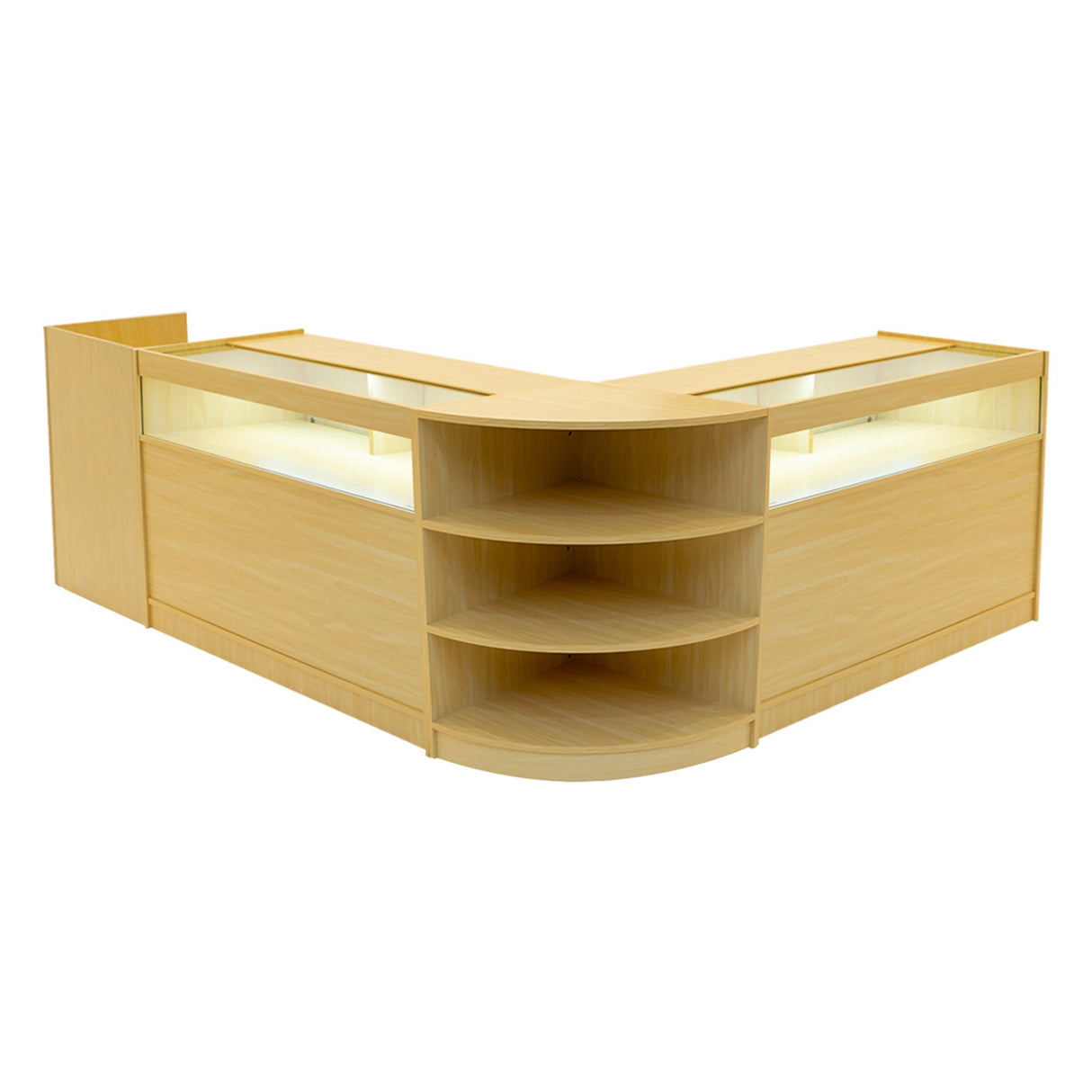 Sagittarius LED Shop Counter Set LM60, TB60 & 2 x B1200 - Maple