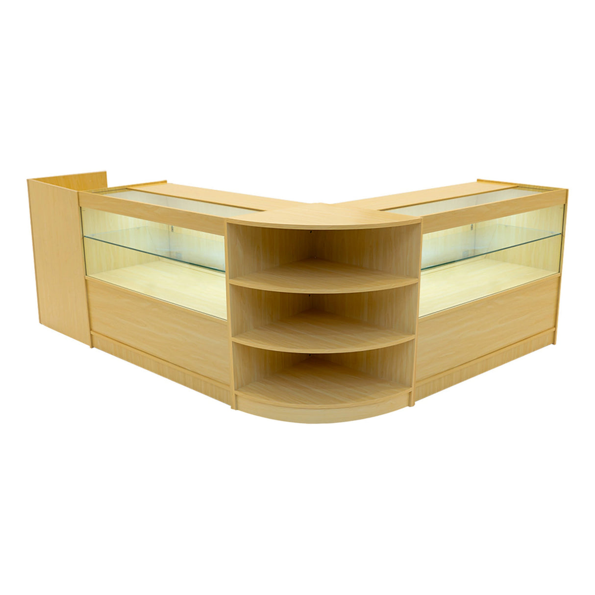 Eclipse LED Shop Counter Set LM60, TB60 & 2 x C1200 - Maple