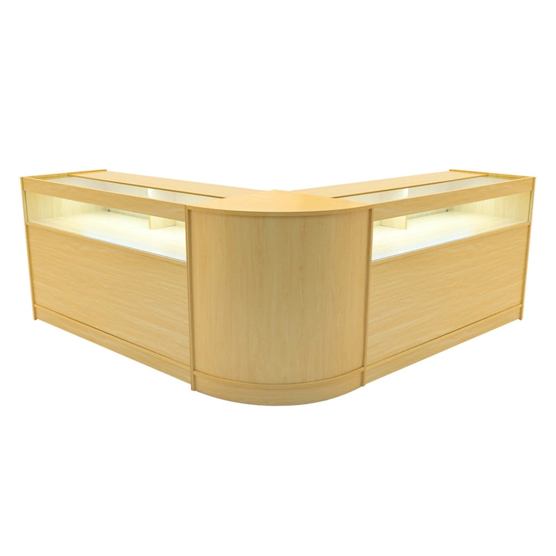 Iris LED Shop Counter Set CM60 & 2 x B1500 - Maple