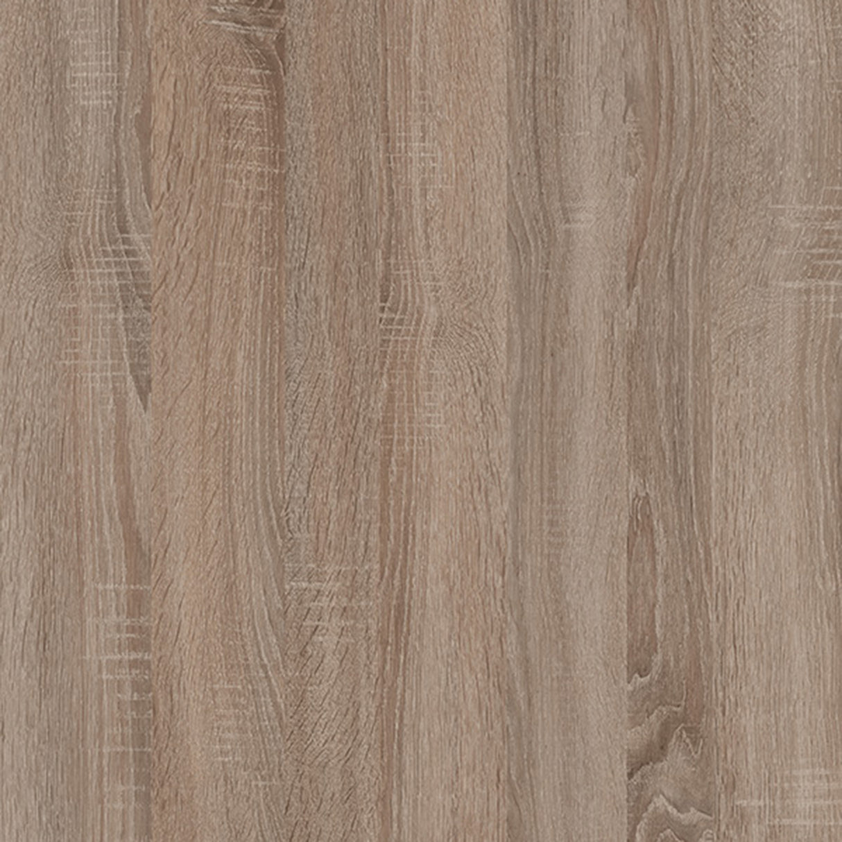 Chelsea Living Tall Glazed Narrow Display unit (LHD) in white with an Truffle Oak Trim