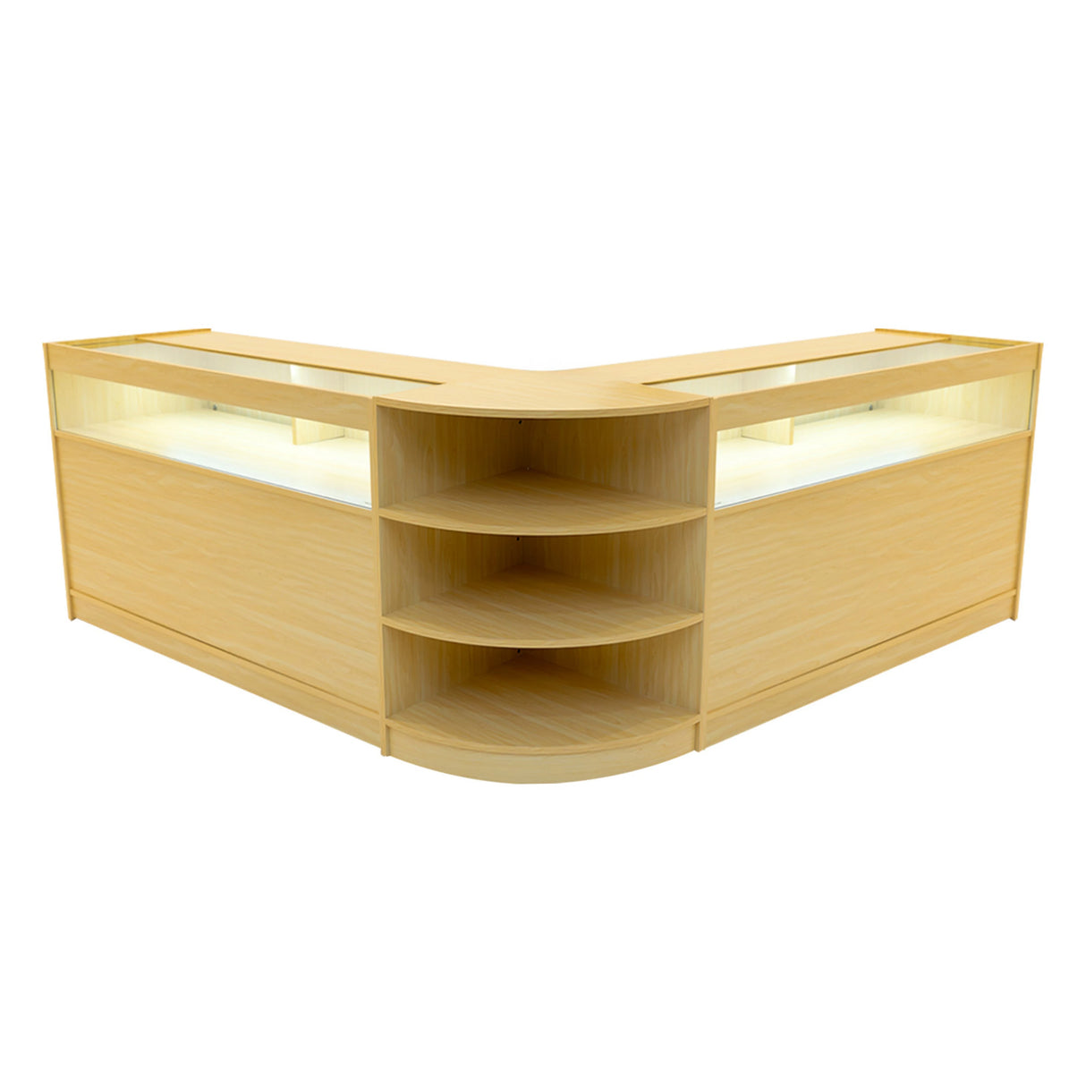 Theseus LED Shop Counter Set LM60 & 2 x B1500 - Maple